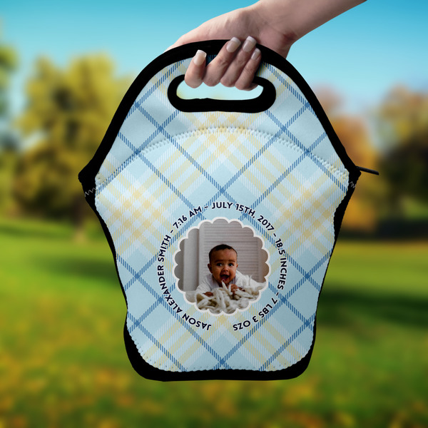 Baby Boy Photo Lunch Bag - Hand