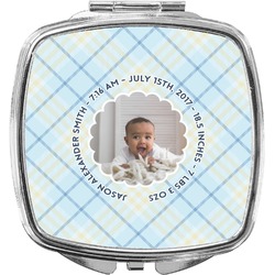 Baby Boy Photo Compact Makeup Mirror (Personalized)