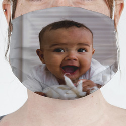 Baby Boy Photo Face Mask Cover