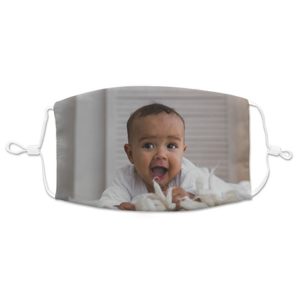 Custom Baby Boy Photo Adult Cloth Face Mask - XLarge