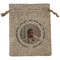Baby Boy Photo Medium Burlap Gift Bag - Front