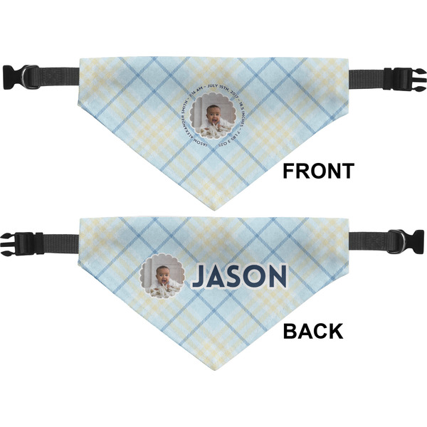 Baby Boy Photo Medium Dog Bandana Approval