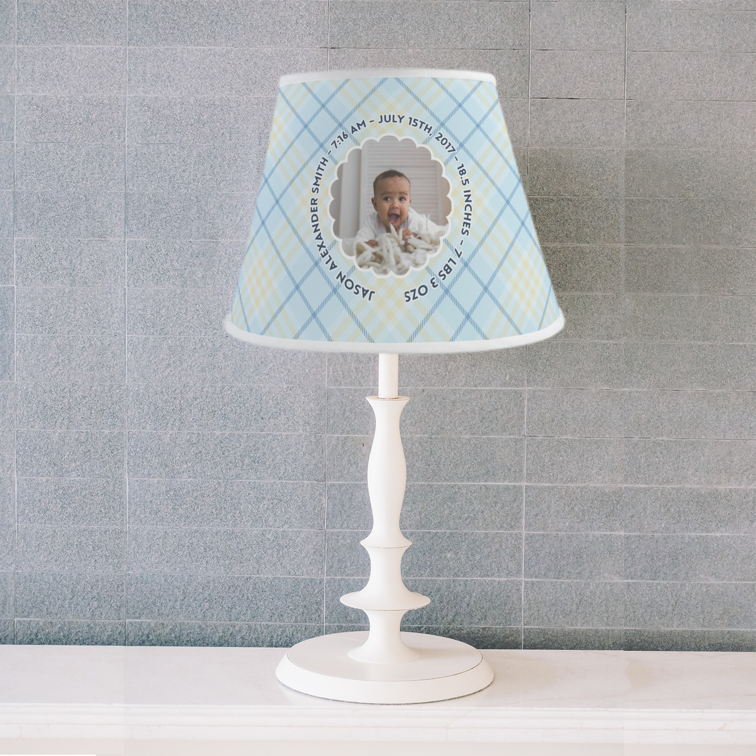 Baby Boy Photo Empire Lamp Shade YouCustomizeIt