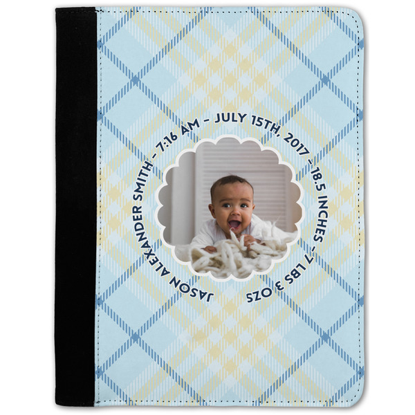 Custom Baby Boy Photo Notebook Padfolio - Medium