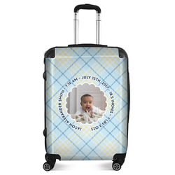 Baby Boy Photo Suitcase - 24" Medium - Checked