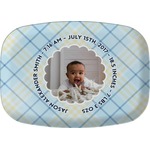 Baby Boy Photo Melamine Platter (Personalized)