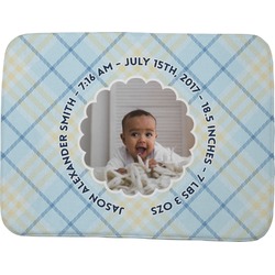 Baby Boy Photo Memory Foam Bath Mat - 48"x36" (Personalized)