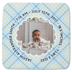 Baby Boy Photo Memory Foam Bath Mat - 48"x48" (Personalized)