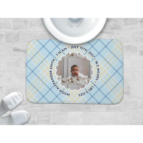 Baby Boy Photo Memory Foam Bath Mat - LIFESTYLE 34x21