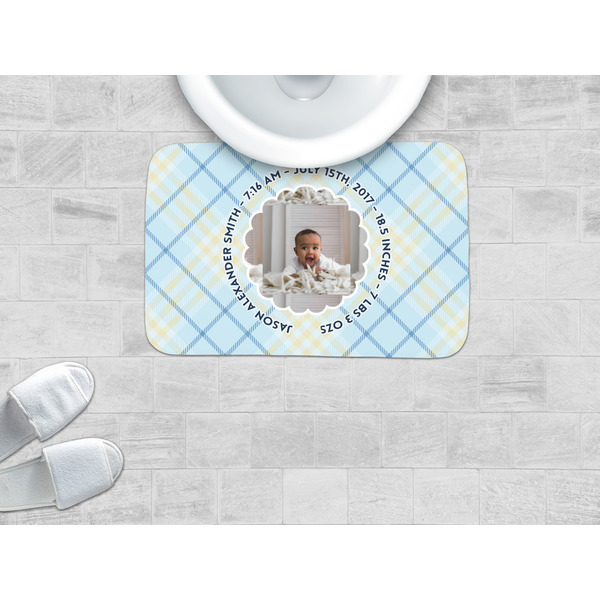 Baby Boy Photo Memory Foam Bath Mat - LIFESTYLE