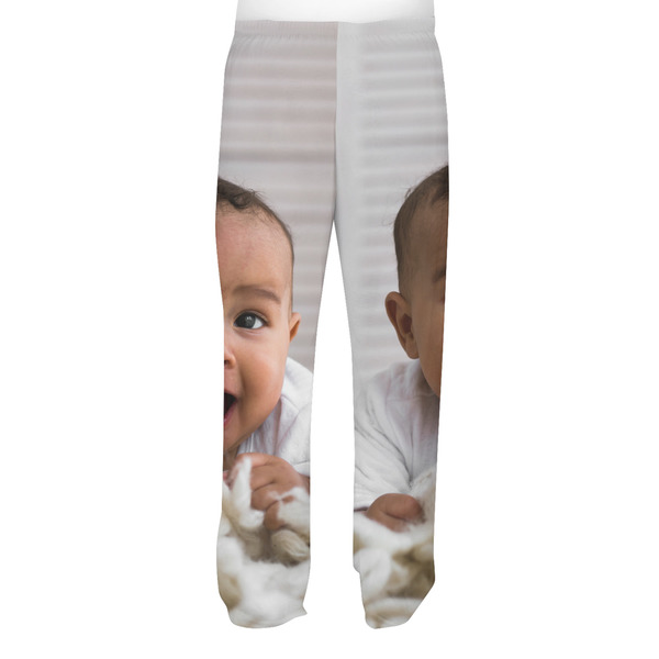 Baby Boy Photo Men's Pjs Back - on model