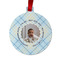 Baby Boy Photo Metal Ball Ornament - Front