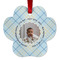 Baby Boy Photo Metal Paw Ornament - Double Sided