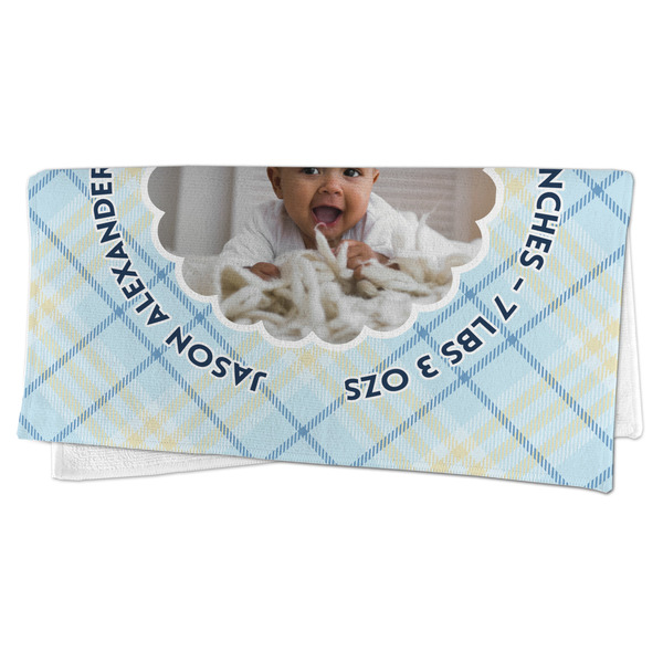 Baby Boy Photo Microfiber Dish Rag - FOLDED (half)