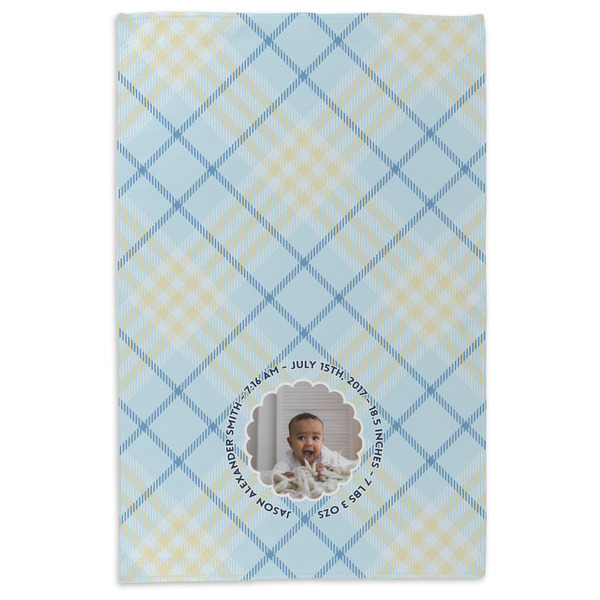 Baby Boy Photo Microfiber Dish Towel - APPROVAL