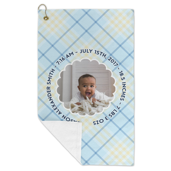 Baby Boy Photo Microfiber Golf Towels - FOLD