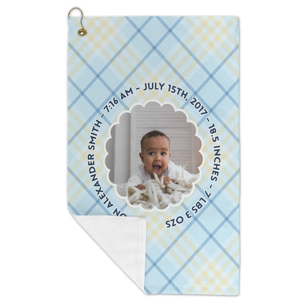 Baby Boy Photo Microfiber Golf Towels - FOLD