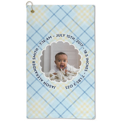 Baby Boy Photo Microfiber Golf Towel - Large