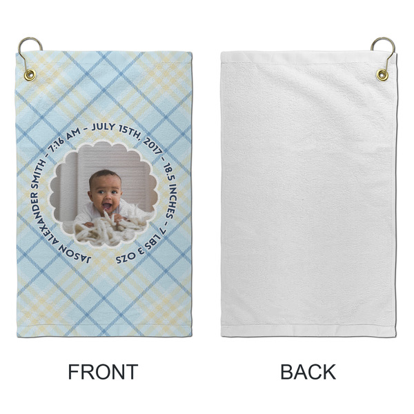 Baby Boy Photo Microfiber Golf Towels - Small - APPROVAL