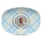 Baby Boy Photo Plastic Platter - Microwave & Oven Safe Composite Polymer (Personalized)