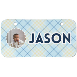 Baby Boy Photo Mini/Bicycle License Plate (2 Holes)