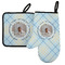 Baby Boy Photo Left Oven Mitt & Pot Holder Set