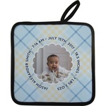 Baby Boy Photo Pot Holder