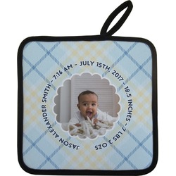 Baby Boy Photo Pot Holder