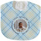 Baby Boy Photo Velour Baby Bib