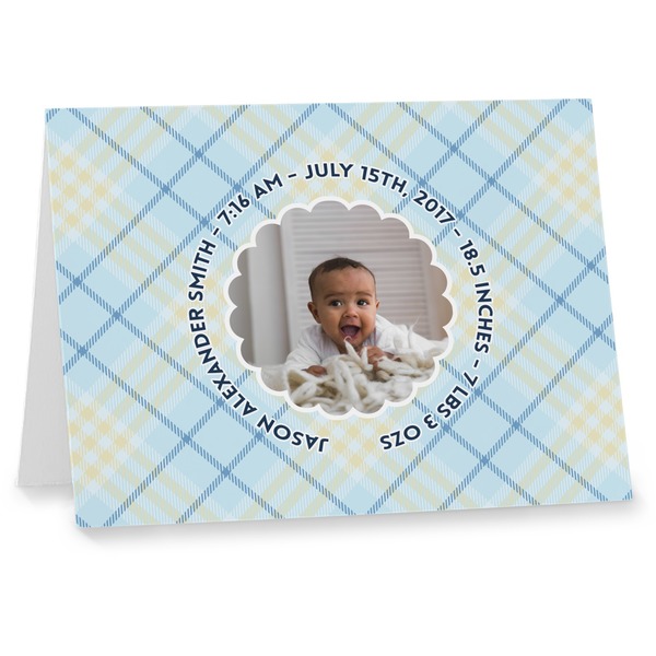 Custom Baby Boy Photo Note cards (Personalized)