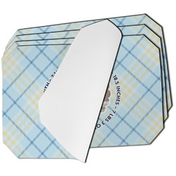 Baby Boy Photo Dining Table Mat - Octagon - Set of 4 (Single-Sided)