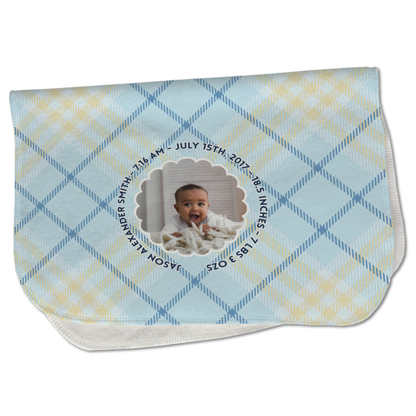 Baby Boy Photo Old Burp Folded