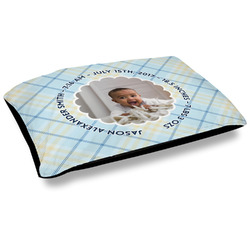 Baby Boy Photo Outdoor Dog Bed - Large