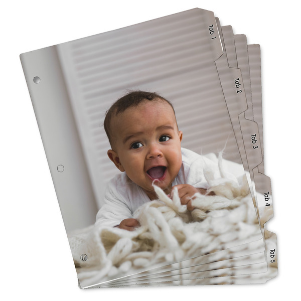 Custom Baby Boy Photo Binder Tab Divider Set