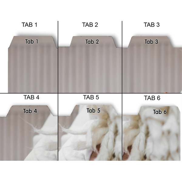 Baby Boy Photo Page Dividers - Set of 6 - Approval