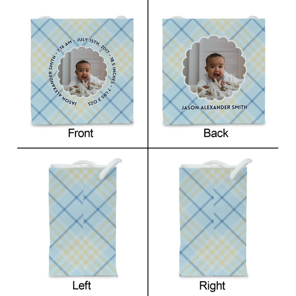 Baby Boy Photo Party Favor Gift Bag - Gloss - Approval
