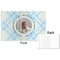 Baby Boy Photo Disposable Paper Placemat - Front & Back