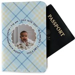 Baby Boy Photo Passport Holder - Fabric (Personalized)