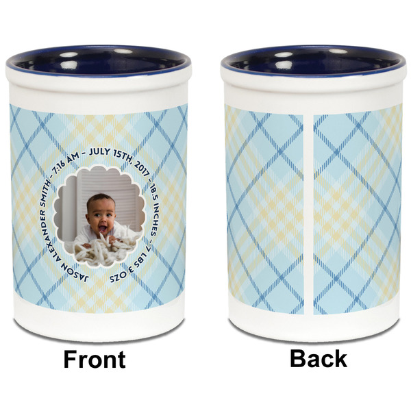 Baby Boy Photo Pencil Holder - Blue - approval