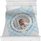 Baby Boy Photo Minky Blanket - 40"x30" - Single Sided (Personalized)