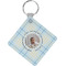 Baby Boy Photo Personalized Diamond Key Chain