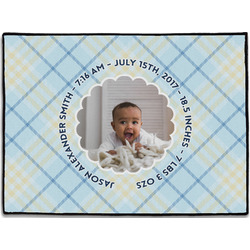 Baby Boy Photo Door Mat - 24"x18" (Personalized)
