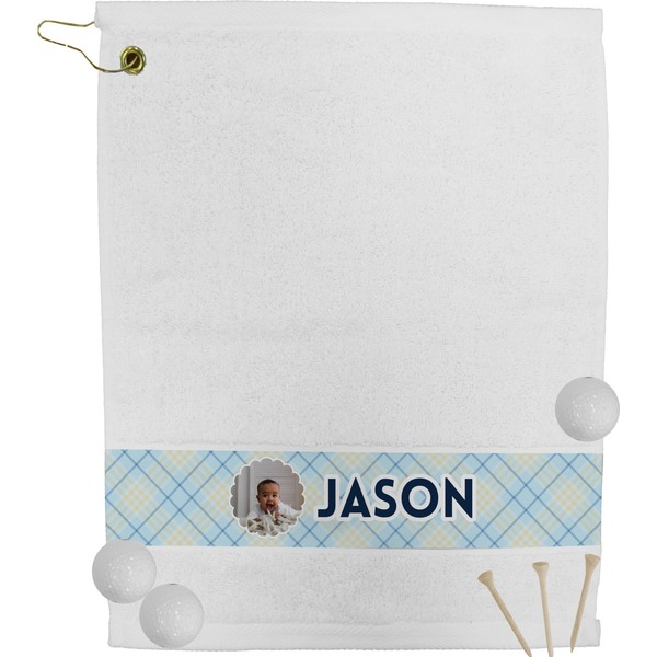Custom Baby Boy Photo Golf Bag Towel