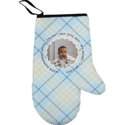 Baby Boy Photo Oven Mitt (Personalized)