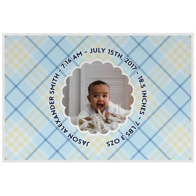 Baby Boy Photo Laminated Placemat