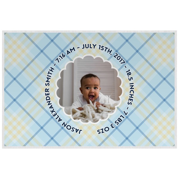 Custom Baby Boy Photo Laminated Placemat