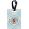 Baby Boy Photo Plastic Luggage Tag - Rectangular