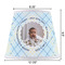 Baby Boy Photo Poly Film Empire Lampshade - Dimensions