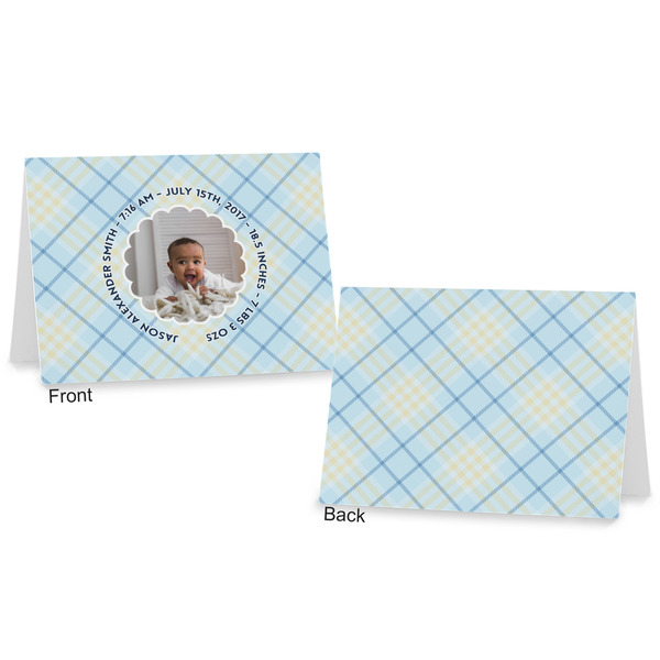 Baby Boy Photo Postcard - Front and Back
