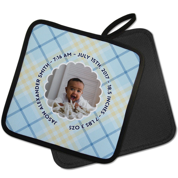 Baby Boy Photo Pot Holders - PARENT MAIN